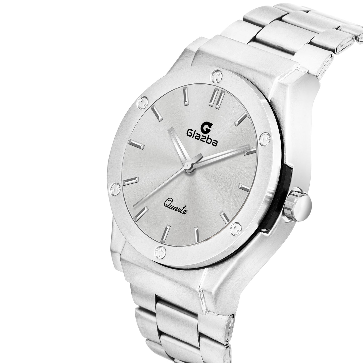 KV Hublot Style Silver Watch – Sleek & Stylish Men's Watch
