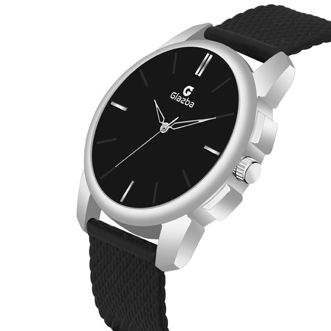 Classic Silver Sikka with Black Dial - for Men