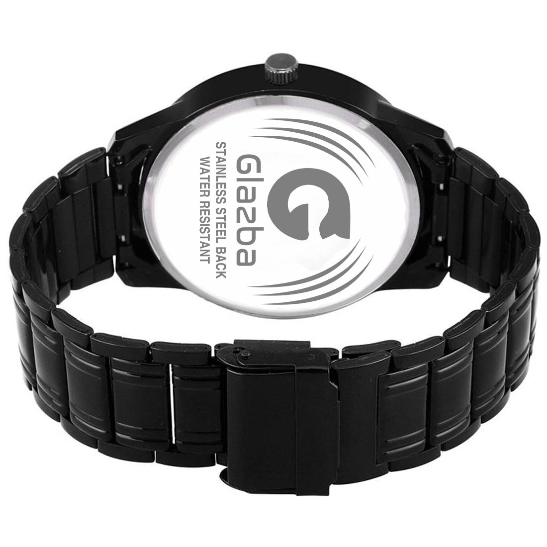 Glazba Black Chain Red Dial Watch – For Men