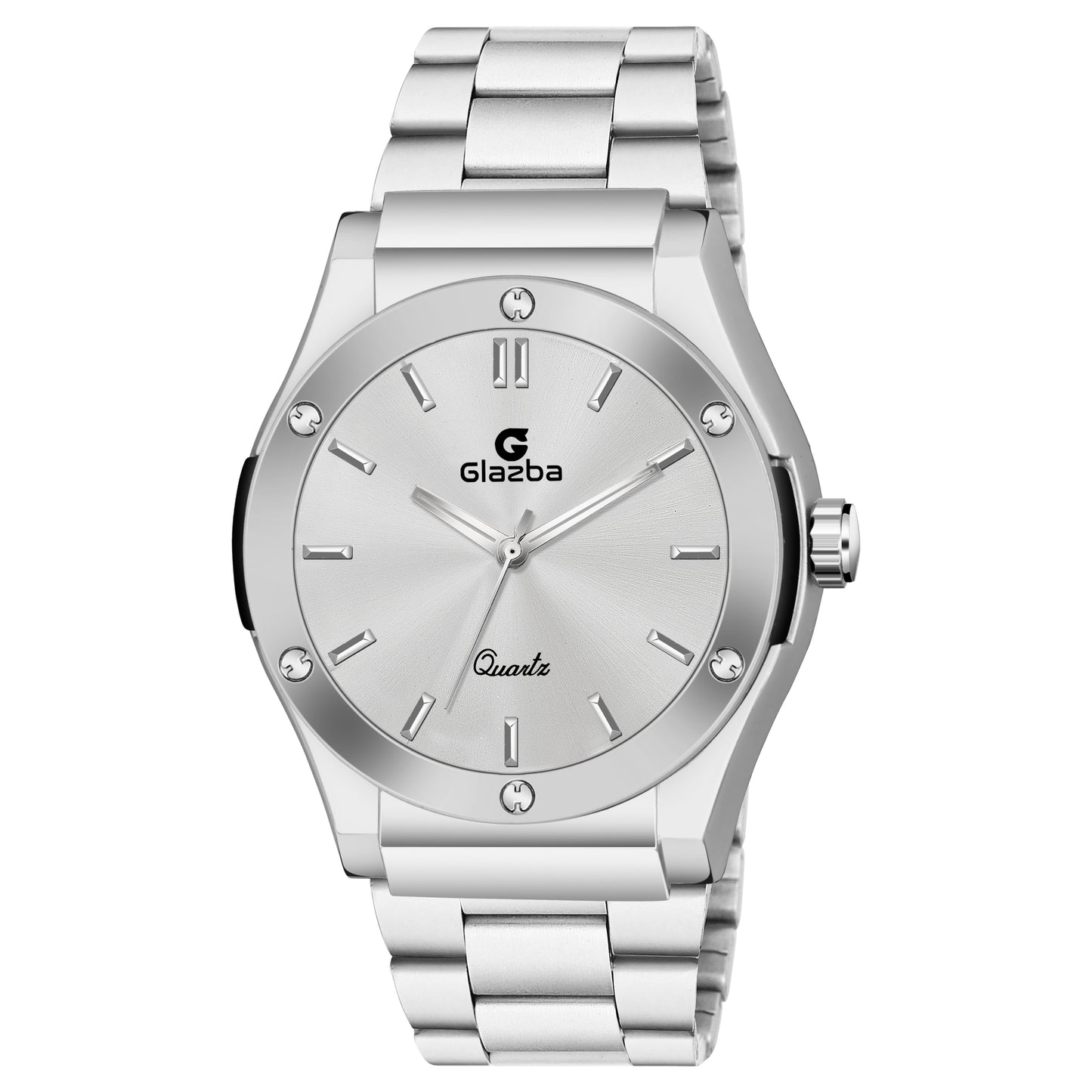 KV Hublot Style Silver Watch – Sleek & Stylish Men's Watch