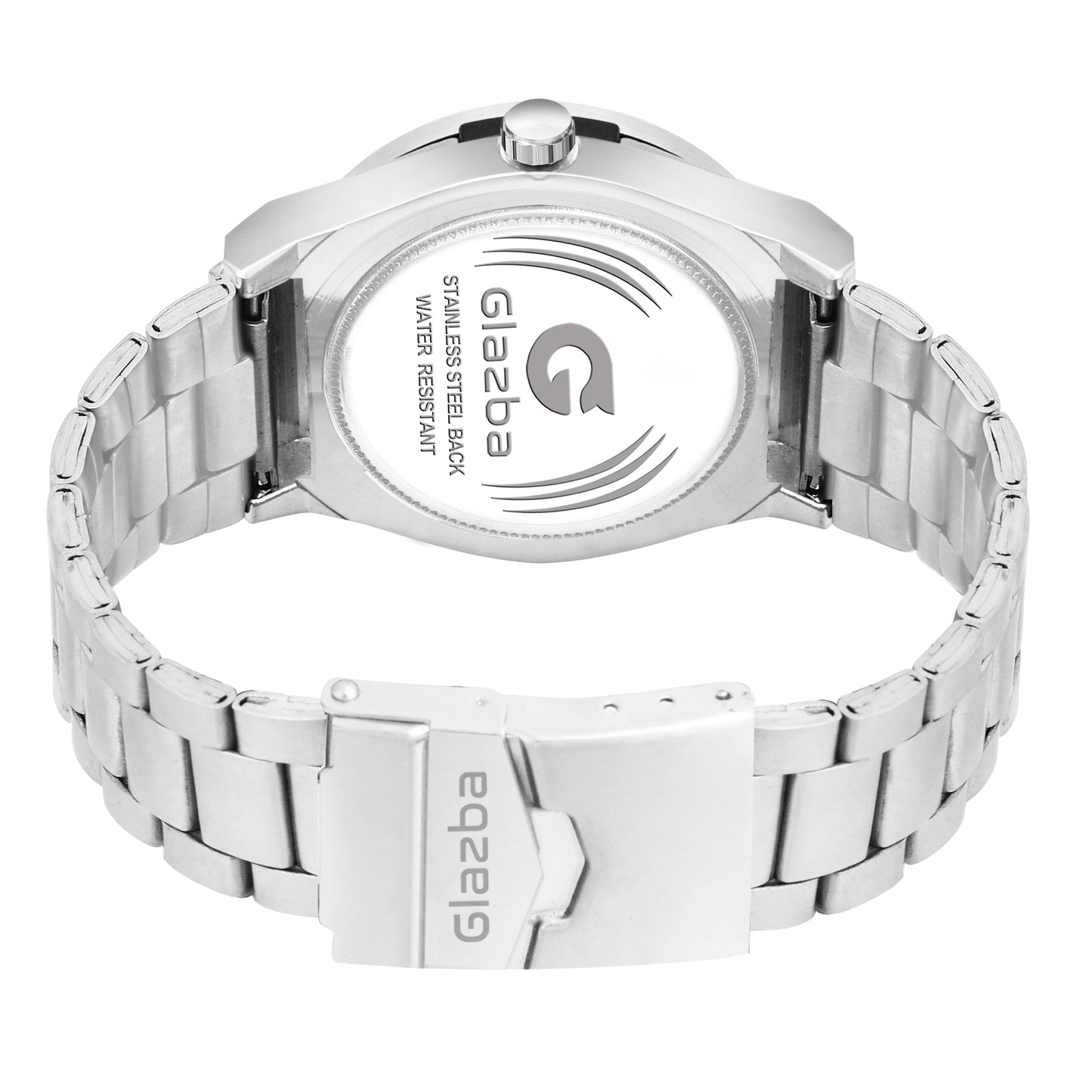 KV Hublot Style Silver Watch – Sleek & Stylish Men's Watch