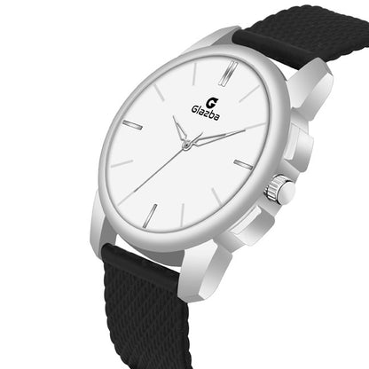 Classic Silver Sikka with White Dial - for Men