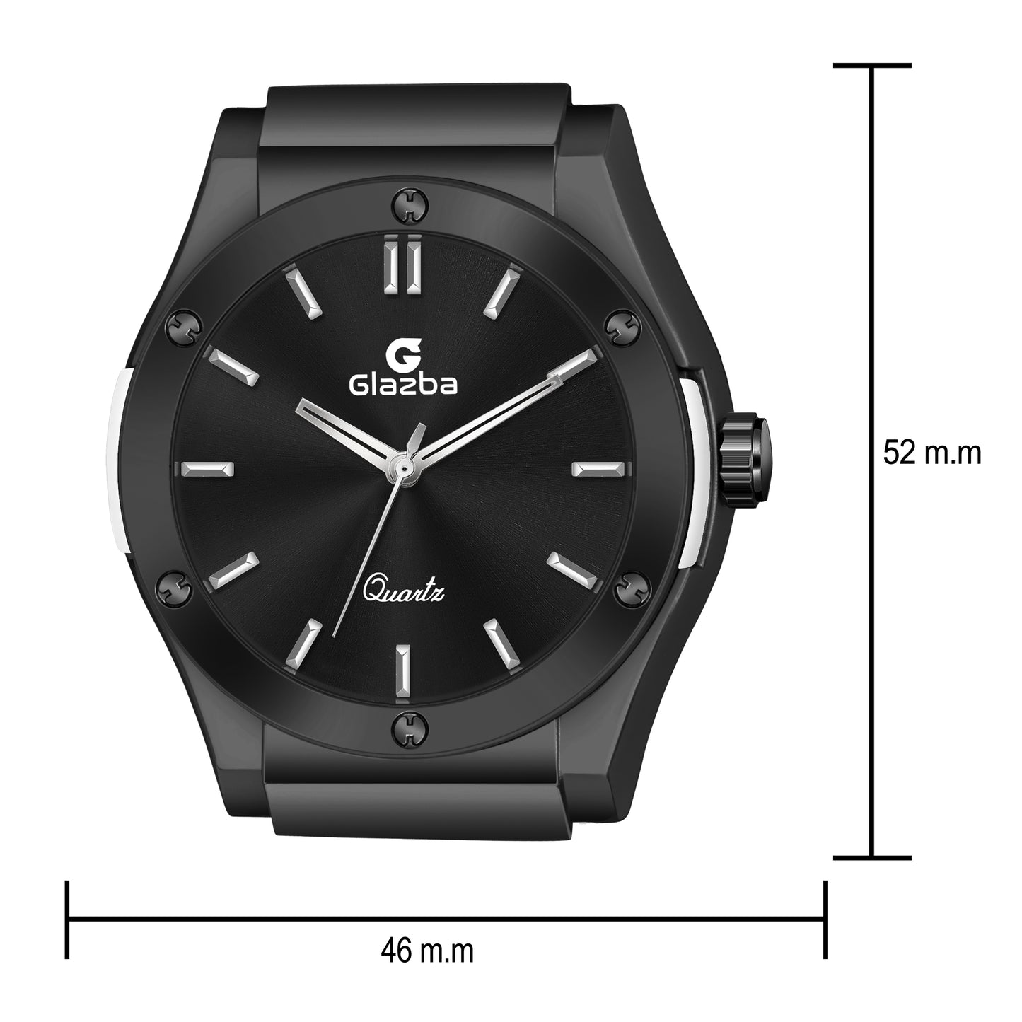 KV Hublot Style Black Watch – Luxury Design for Men
