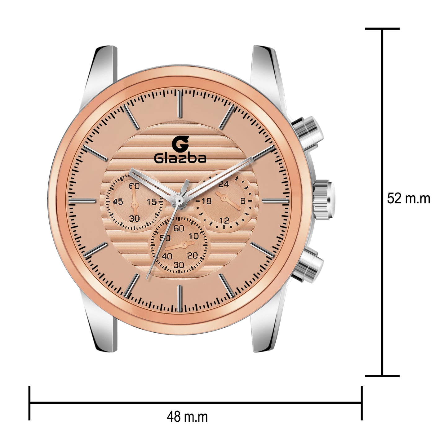 KV Two-Tone Rose Gold Watch – Elegant & Affordable Luxury