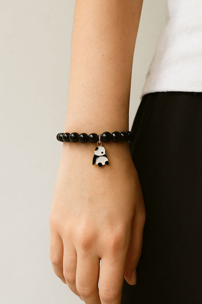 Panda Charm Bracelet for Men and Women